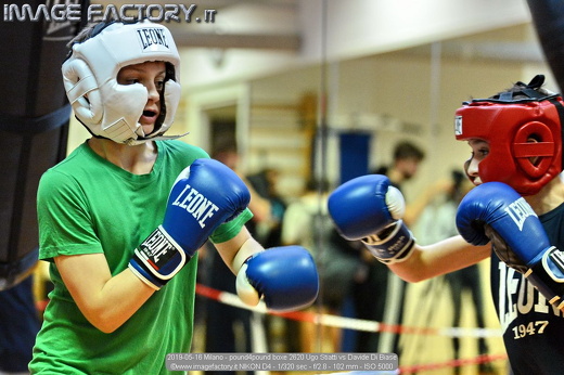 2019-05-16 Milano - pound4pound boxe 2620 Ugo Stiatti vs Davide Di Biase